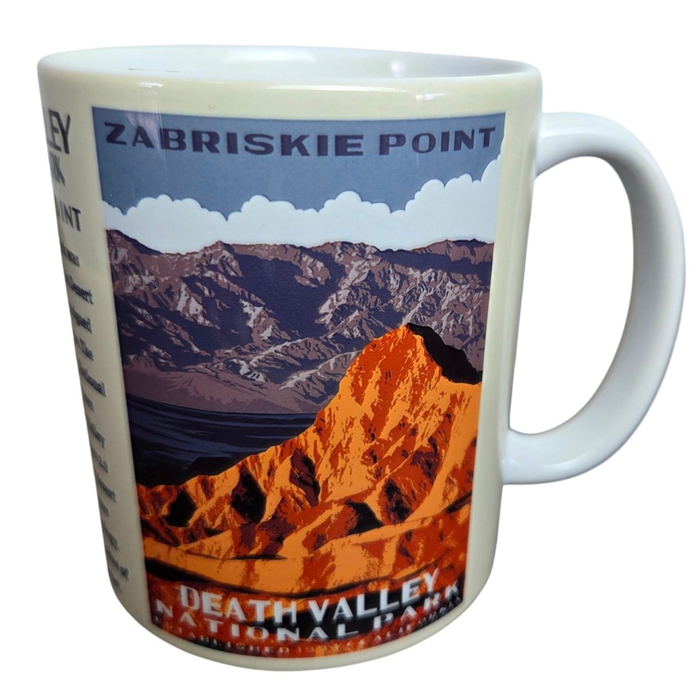 Death Valley National‎ Park Zabriskie Point Coffee Mug Souvenir Retro Ranger